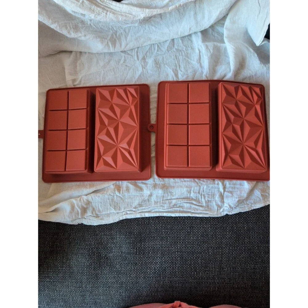 Silicone Heat Resistant Chocolate Molds Set Of 2
